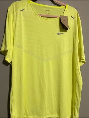 Nike Neon Yellow Short Sleeve Dri-FIT Tee